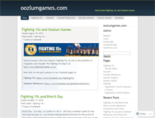 Tablet Screenshot of oozlumgames.com